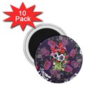 Purple flowers 1.75  Magnets (10 pack)  Front