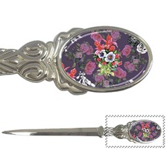 Purple Flowers Letter Opener by goljakoff