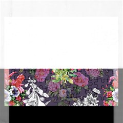 Purple Flowers Rectangular Jigsaw Puzzl by goljakoff