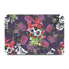 Purple Flowers Plate Mats by goljakoff