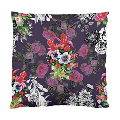 Purple Flowers Standard Cushion Case (two Sides) by goljakoff