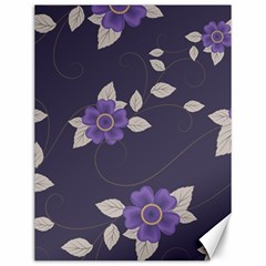 Purple Flowers Canvas 12  X 16  by goljakoff