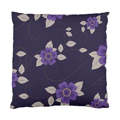 Purple Flowers Standard Cushion Case (two Sides) by goljakoff