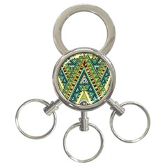 Native Ornament 3-ring Key Chain by goljakoff