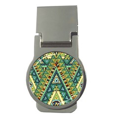 Native Ornament Money Clips (round)  by goljakoff