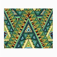 Native Ornament Small Glasses Cloth (2 Sides) by goljakoff