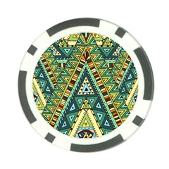 Native Ornament Poker Chip Card Guard by goljakoff