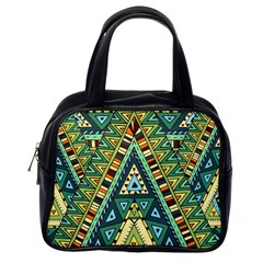 Native Ornament Classic Handbag (one Side) by goljakoff