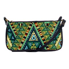 Native Ornament Shoulder Clutch Bag by goljakoff