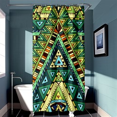 Native Ornament Shower Curtain 36  X 72  (stall)  by goljakoff