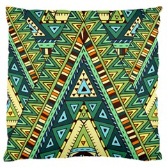 Native Ornament Large Cushion Case (two Sides) by goljakoff