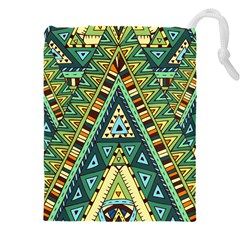 Native Ornament Drawstring Pouch (4xl) by goljakoff