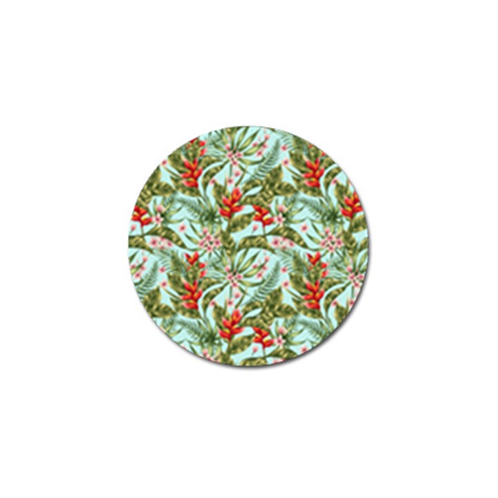 Tropical flowers Golf Ball Marker