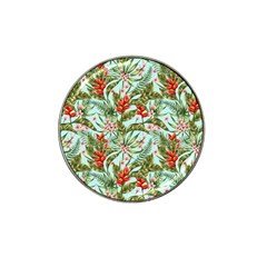 Tropical Flowers Hat Clip Ball Marker by goljakoff