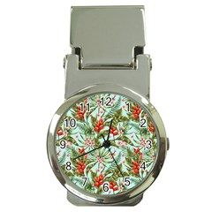 Tropical Flowers Money Clip Watches by goljakoff