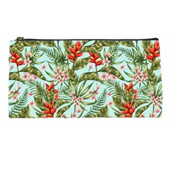 Tropical Flowers Pencil Case by goljakoff