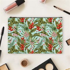 Tropical Flowers Cosmetic Bag (large) by goljakoff