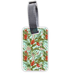 Tropical Flowers Luggage Tag (one Side) by goljakoff