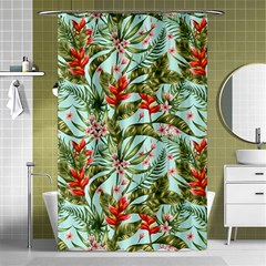 Tropical Flowers Shower Curtain 48  X 72  (small)  by goljakoff