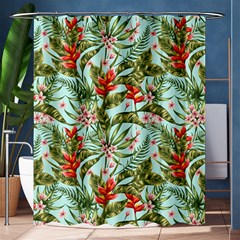 Tropical Flowers Shower Curtain 60  X 72  (medium)  by goljakoff