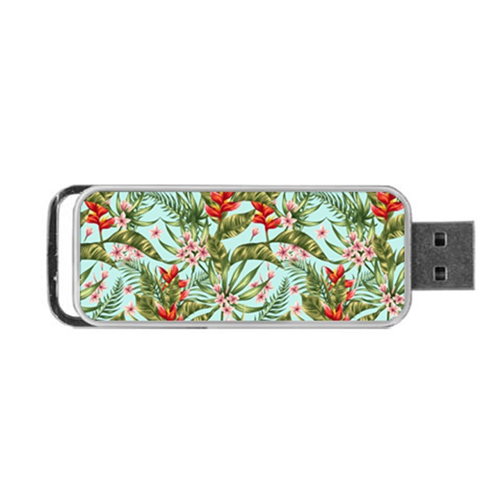 Tropical flowers Portable USB Flash (One Side)