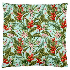 Tropical Flowers Standard Flano Cushion Case (one Side) by goljakoff