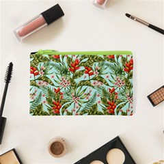 Tropical Flowers Cosmetic Bag (xs) by goljakoff