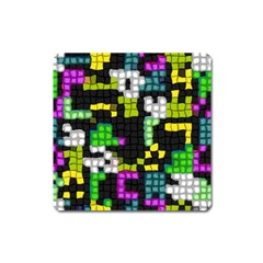 Drawn Squares                                                     Magnet (square) by LalyLauraFLM