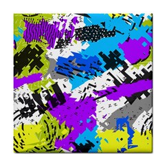 Shaky Shapes                                                          Tile Coaster by LalyLauraFLM