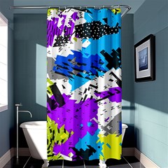 Shaky Shapes                                                          Shower Curtain 36  X 72  by LalyLauraFLM