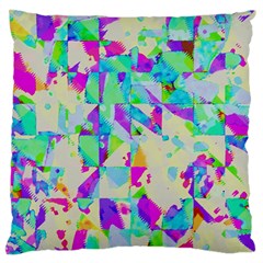 Watercolors Spots                                                         Standard Flano Cushion Case (two Sides) by LalyLauraFLM