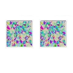 Watercolors Spots                                                          Cufflinks (square) by LalyLauraFLM