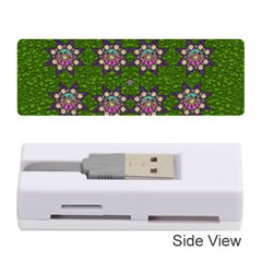 Star Over The Healthy Sacred Nature Ornate And Green Memory Card Reader (stick) by pepitasart