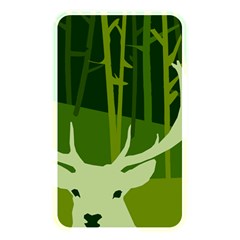 Forest Deer Tree Green Nature Memory Card Reader (rectangular)