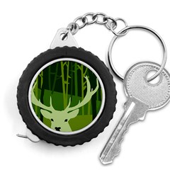 Forest Deer Tree Green Nature Measuring Tape