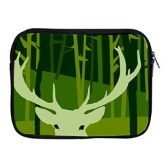 Forest Deer Tree Green Nature Apple Ipad 2/3/4 Zipper Cases by HermanTelo