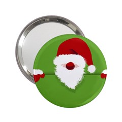 Santa Claus Hat Christmas 2 25  Handbag Mirrors by Mariart