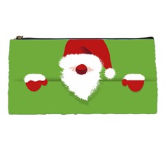 Santa Claus Hat Christmas Pencil Case by Mariart