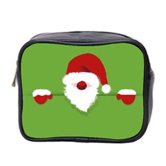 Santa Claus Hat Christmas Mini Toiletries Bag (two Sides) by Mariart