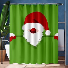 Santa Claus Hat Christmas Shower Curtain 60  X 72  (medium)  by Mariart