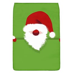 Santa Claus Hat Christmas Removable Flap Cover (l) by Mariart