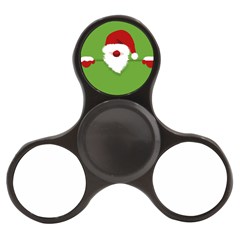 Santa Claus Hat Christmas Finger Spinner by Mariart