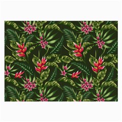 Tropical Flowers Large Glasses Cloth (2 Sides) by goljakoff