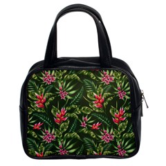 Tropical Flowers Classic Handbag (two Sides) by goljakoff