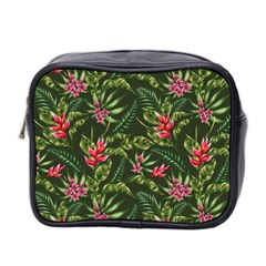 Tropical Flowers Mini Toiletries Bag (two Sides) by goljakoff