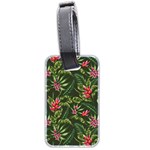 Tropical flowers Luggage Tag (two sides) Back