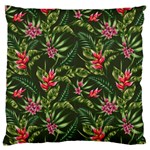 Tropical flowers Large Cushion Case (One Side) Front