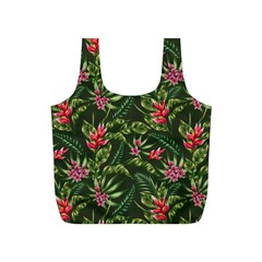 Tropical Flowers Full Print Recycle Bag (s) by goljakoff