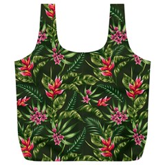 Tropical Flowers Full Print Recycle Bag (xl) by goljakoff