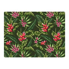 Tropical Flowers Double Sided Flano Blanket (mini)  by goljakoff